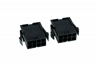 Phobya VGA Power Connector 8Pin female incl. 8 Pins - 2 pcs black